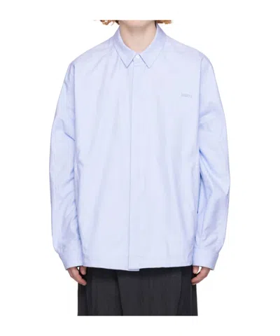Juunj Embroidered Logo Shirt In Blue