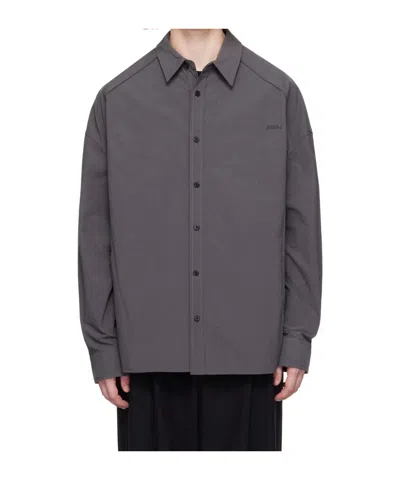 Juunj Embroidered Logo Shirt In Brown