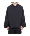 Juunj Black Puckering Shirt In Black