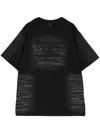 Juunj Embroidered-motif Cotton T-shirt In Grey