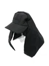 Juunj Embroidered-panel Cap In Black