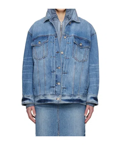 Juunj Faded Long-sleeve Denim Jacket