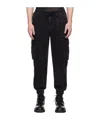 Juunj Black Faded Denim Cargo Pants In Black