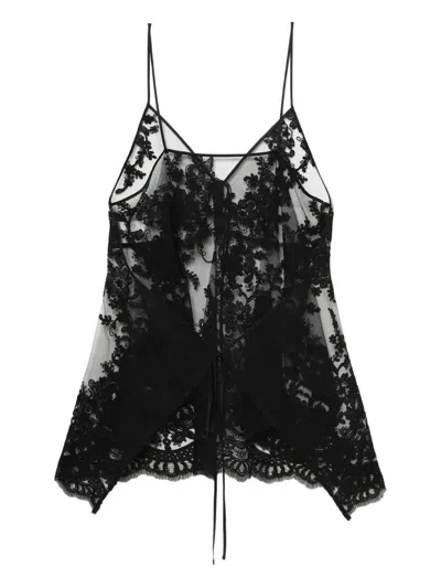 Juunj Floral-lace Tank Top