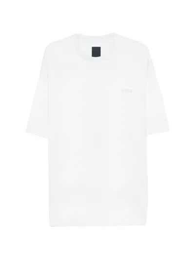 Juunj Floral-print Logo-embroidered T-shirt In White