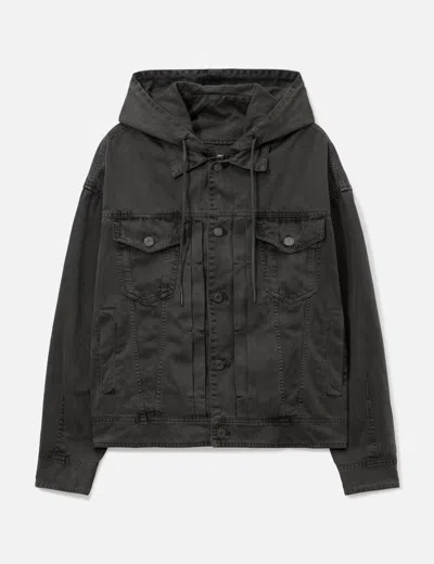 Juunj Garment-dyed Denim Jacket In Grey/灰色/그레이/グレー