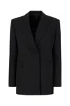 Juunj Peak-lapel Blazer In Black