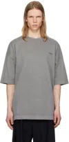 Juunj Logo-embroidered T-shirt In Lgrey