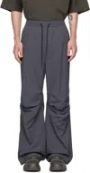 Juunj Pleated Belted Casual Pants In 3 Grey