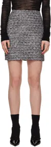 Juunj Gray Tweed Miniskirt In 3 Grey