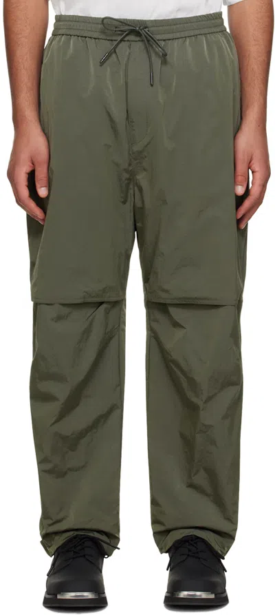 Juunj Green Drawstring Trousers In H Khaki