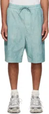 Juunj Green Dye Shorts In M Green