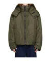 Juunj Hooded Long-sleeve Casual Jacket In Green
