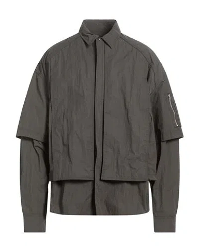 Juunj Juun. J Man Jacket Charcoal Size 36 Nylon In Gray