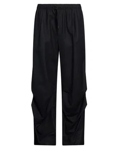 Juunj Juun. J Man Pants Black Size 30 Wool, Polyurethane In Multi