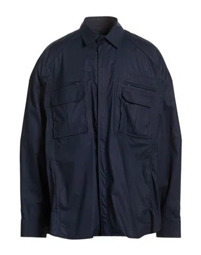 Juunj Juun. J Man Shirt Navy Size 40 Cotton In Blue