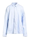 Juunj Juun. J Man Shirt Sky Blue Size 42 Cotton