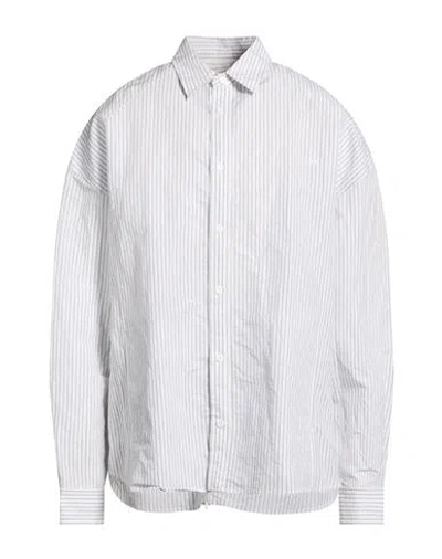 Juunj Juun. J Man Shirt White Size 40 Cotton, Polyester In Purple