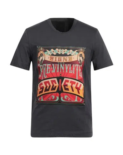 Juunj Juun. J Man T-shirt Steel Grey Size 36 Cotton