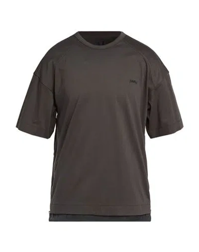 Juunj Juun. J Man T-shirt Khaki Size S Cotton, Nylon In Brown