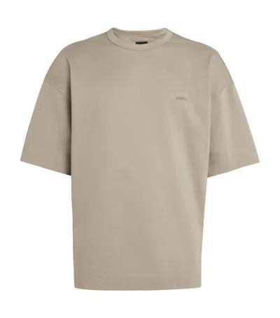 Juunj Juun. J Oversized Embroidered T-shirt In A Beige