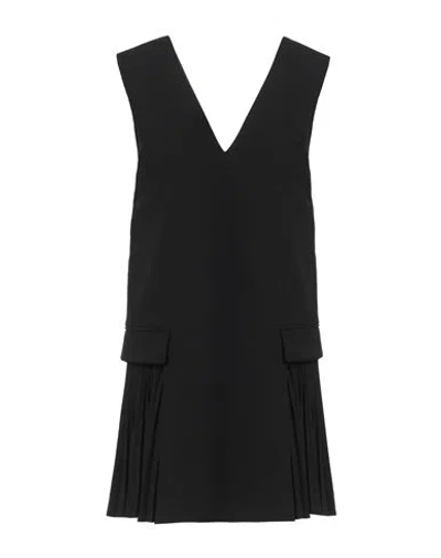 Juunj Juun. J Woman Mini Dress Black Size 8 Wool, Polyurethane