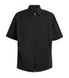 Juunj Juun. J Zip-up Coach Shirt In Black
