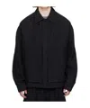Juunj Lapel Casual Jacket In Black