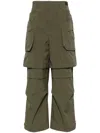 Juunj Green Layered Cargo Pants In Green