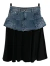 Juunj Layered-design Skirt In Blue
