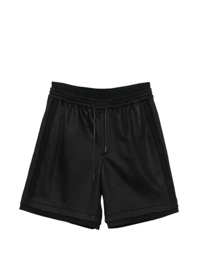 Juunj Layered Drawstring Shorts In Black