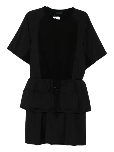 Juunj Layered Dress In Black