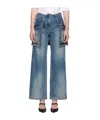 Juunj Layered Panelled Jeans In Blue