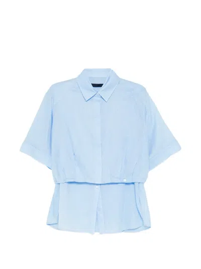 Juunj Layered Shirt In Blue