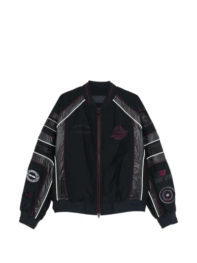 Juunj Logo Appliqué Jacket In Black