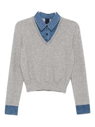 Juunj Logo-embellished Top In Gray