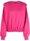 Juunj Pullover Mit Logo-stickerei In Pink