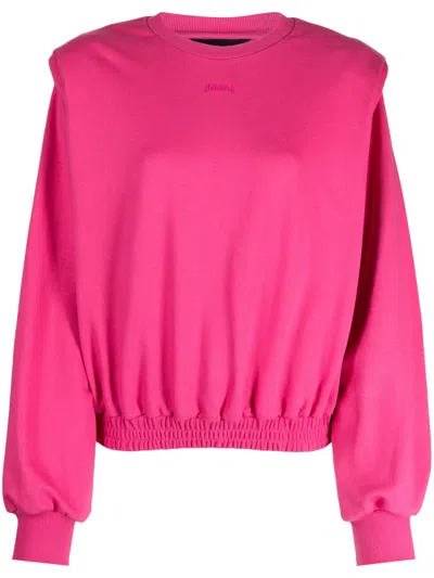 Juunj Pullover Mit Logo-stickerei In Pink