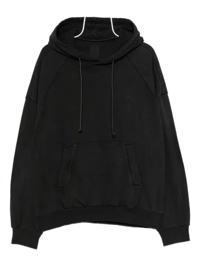 Juunj Logo-embroidered Hoodie In Black