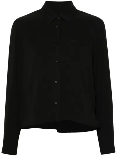 Juunj Logo-embroidered Shirt In Black