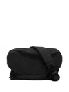Juunj Logo-embroidered Shoulder Bag In Black