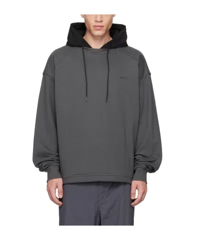 Juunj Logo Embroidered Sweatshirt In 3 Grey