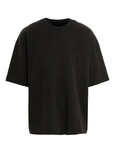 Juunj Logo-embroidered T-shirt In Black
