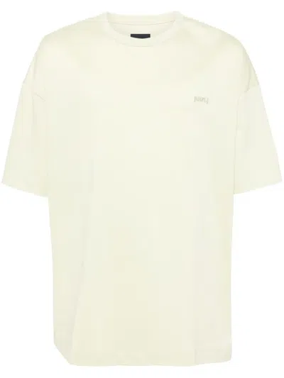 Juunj Logo-embroidered T-shirt In Green