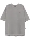 Shop Juunj Logo-embroidered T-shirt In Grey