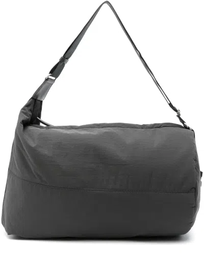 Juunj Logo-lettering Backpack In Grey