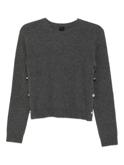 Juunj Logo-patch Jumper In Gray