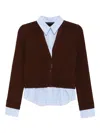 Juunj Oberteil Mit Logo-patch In Brown