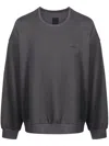 Juunj Logo-print Cotton Sweatshirt In Grau