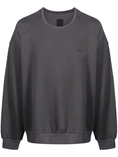 Juunj Logo-print Cotton Sweatshirt In Grey